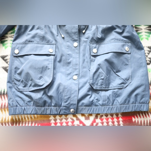 Coach Blue Hooded Jacket - Picture 8 of 11